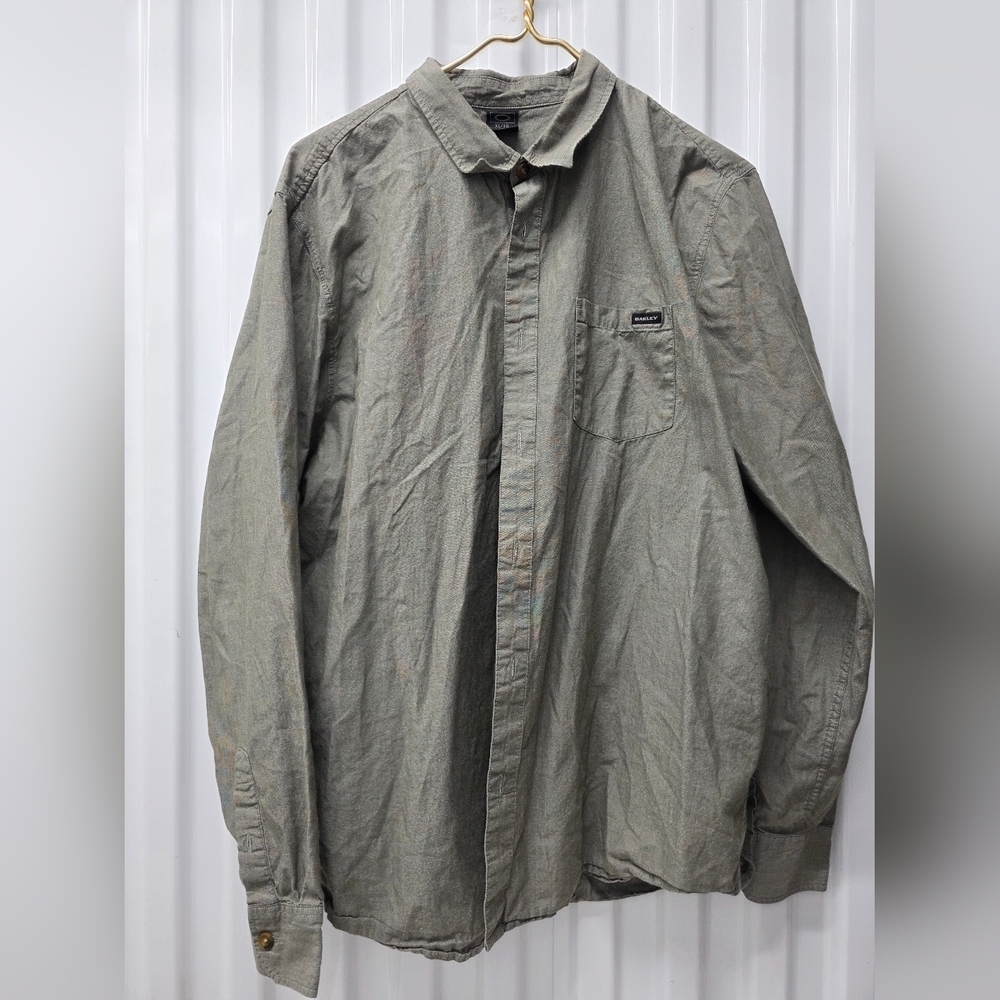 Oakley Green Button Down Shirt